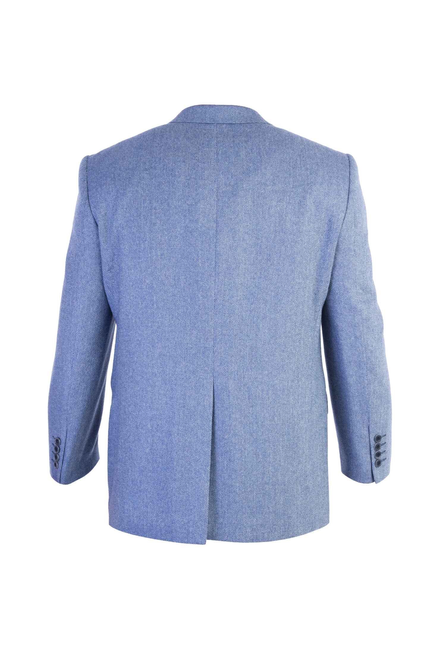 Mavi Relaxed Fit Rahat Kesim Balıksırtı Kaşmir Ceket