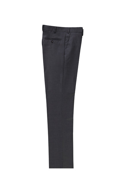 Koyu Marengo Regular Fit Yünlü Klasik Kumaş Pantolon