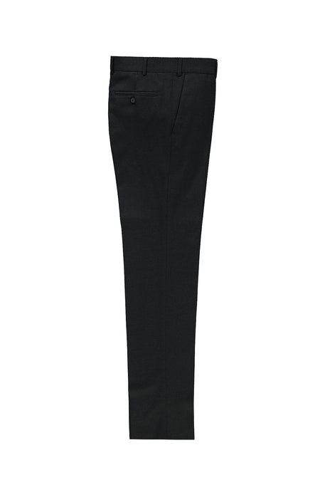Açık Antrasit Regular Fit Kaşmirli Flanel Kumaş Pantolon