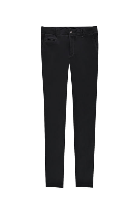 Orta Antrasit Relaxed Fit Rahat Kesim Likralı Kanvas / Chino Pantolon