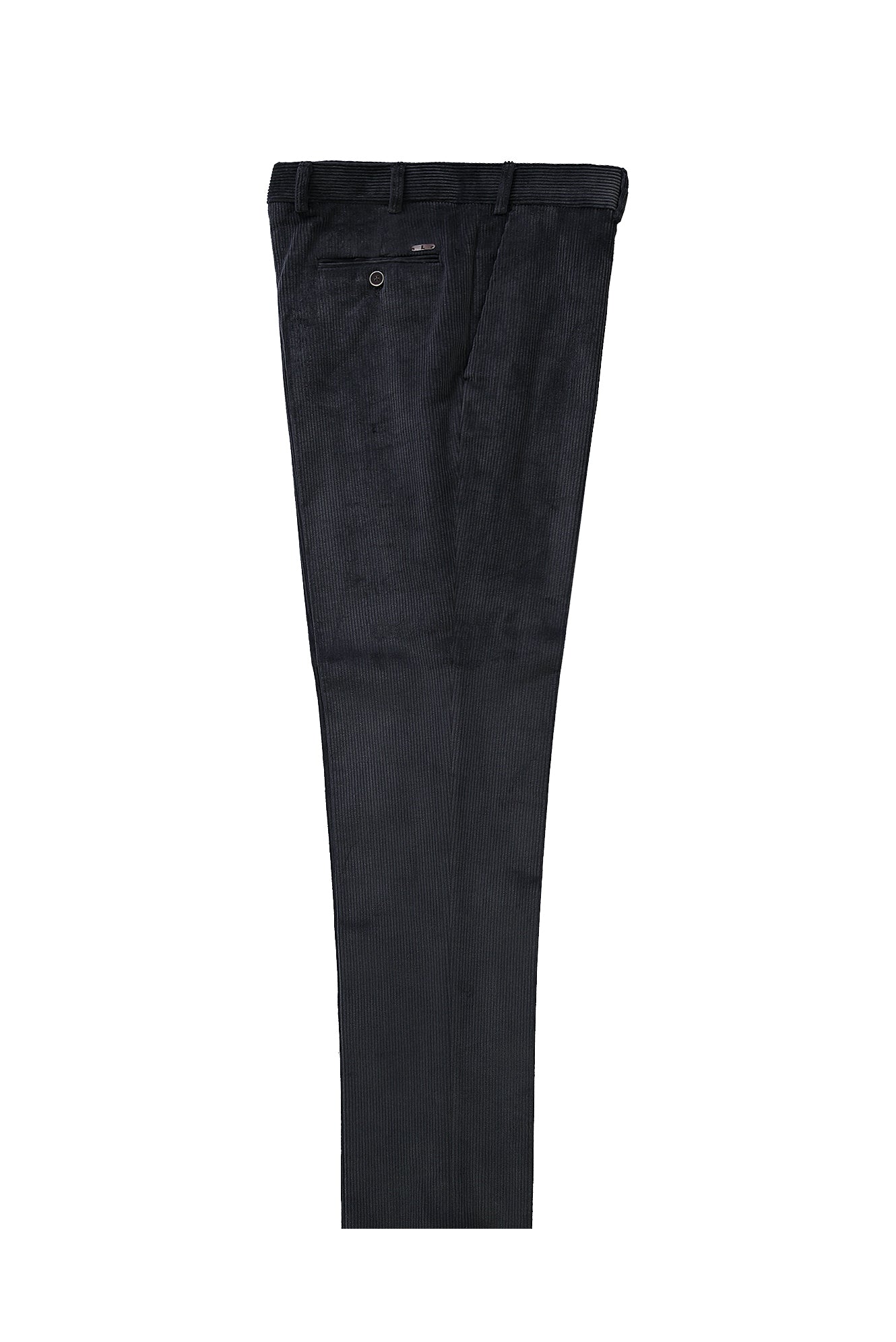 Koyu Füme Relaxed Fit Rahat Kesim Likralı Kadife Pantolon