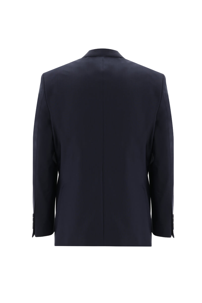 Siyah Lacivert Slim Fit Dar Kesim Klasik Takım Elbise