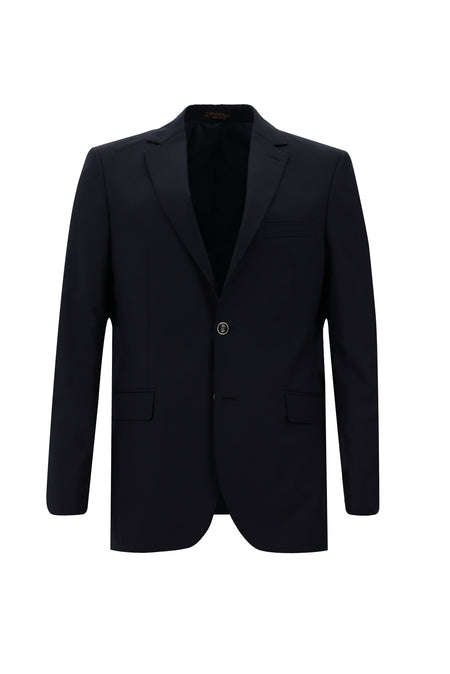 Orta Lacivert Klasik Blazer Ceket