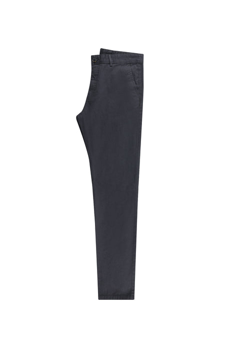 Koyu Füme Regular Fit Likralı Kanvas / Chino Pantolon