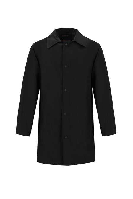 Siyah Klasik Pardösü & Trençkot