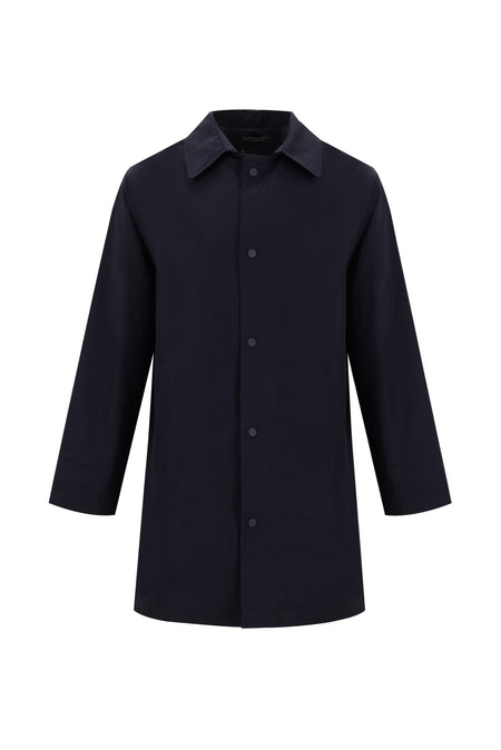 Koyu Lacivert Klasik Pardösü & Trençkot