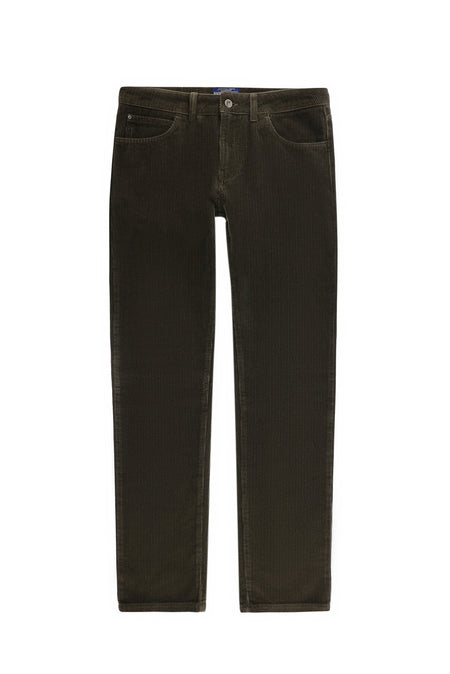 Açık Haki Slim Fit Dar Kesim Pamuk Kadife Pantolon
