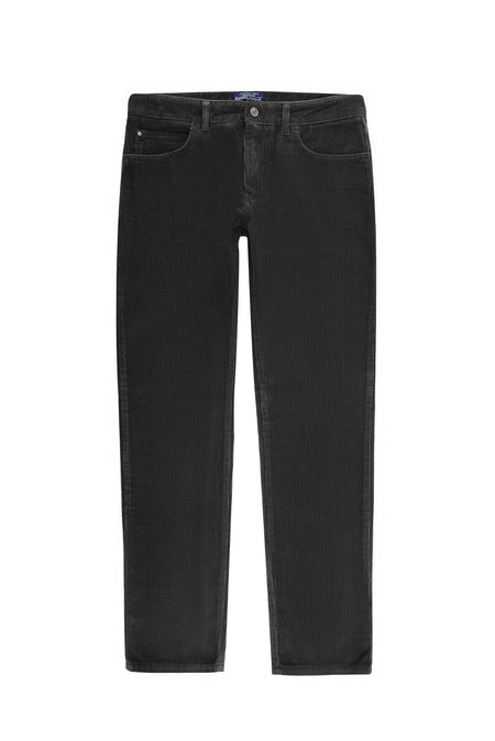 Açık Antrasit Slim Fit Dar Kesim Pamuk Kadife Pantolon