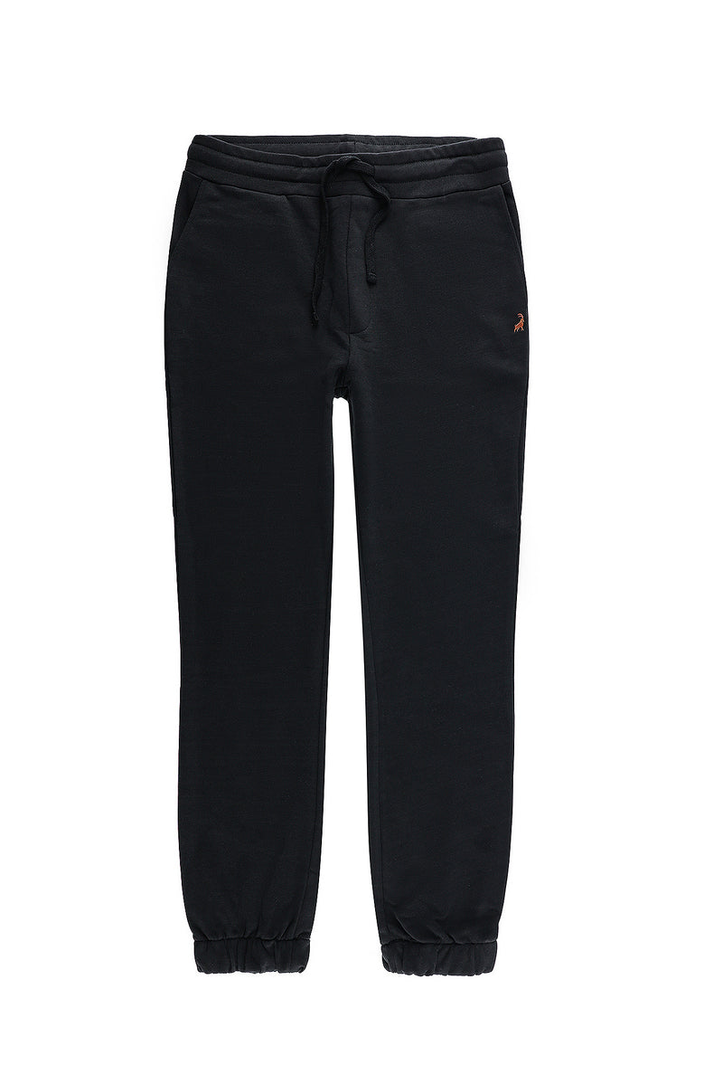Siyah Regular Fit Pamuklu Sweatpant / Eşofman Altı