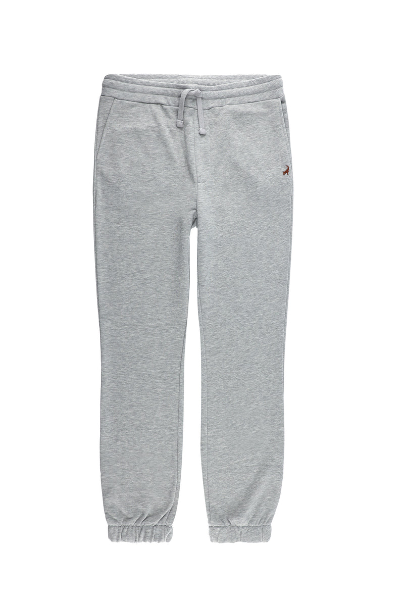 Açık Gri Melanj Regular Fit Pamuklu Sweatpant / Eşofman Altı