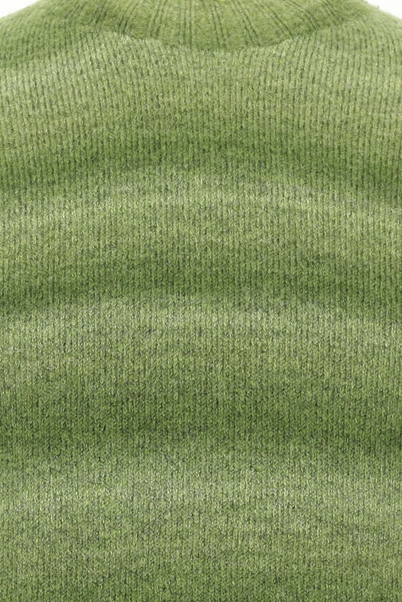 Orman Yeşili Yarım Balıkçı Yaka Slim Fit Dar Kesim Dikişsiz Yünlü Triko Kazak