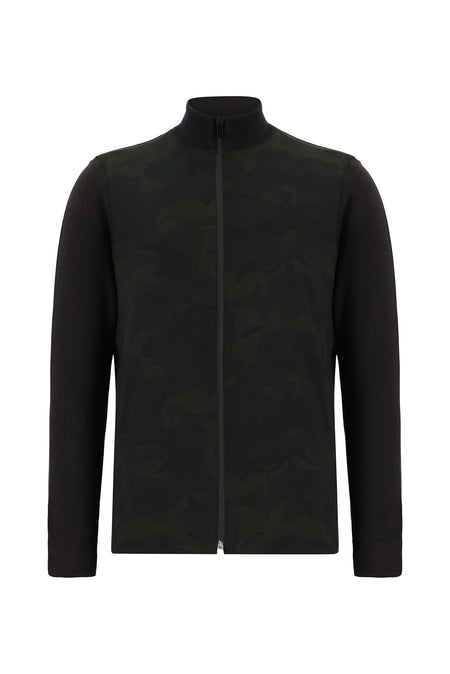 Koyu Lacivert Pamuklu Fermuarlı Triko Hırka