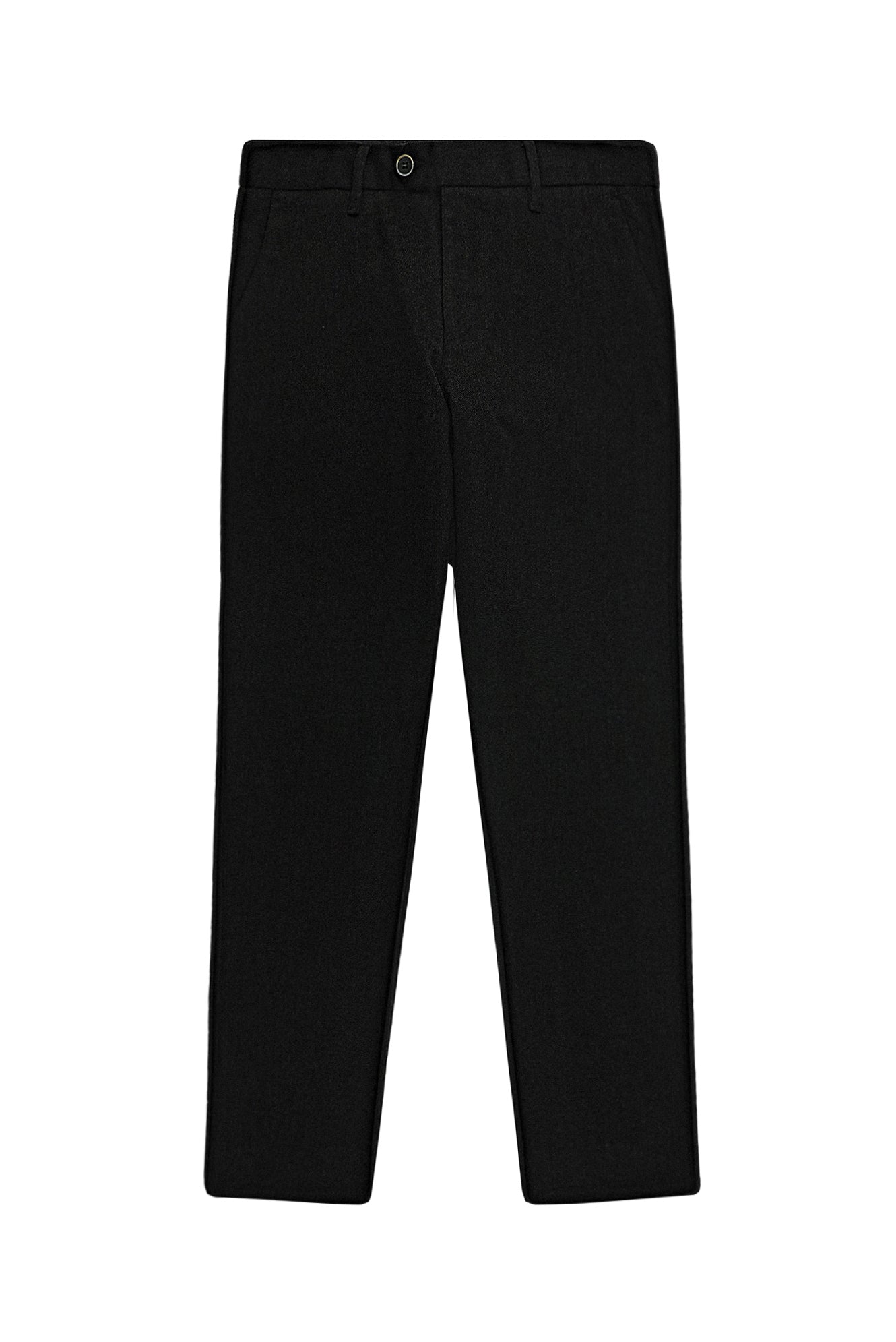 Siyah Slim Fit Dar Kesim Likralı Kanvas / Chino Pantolon