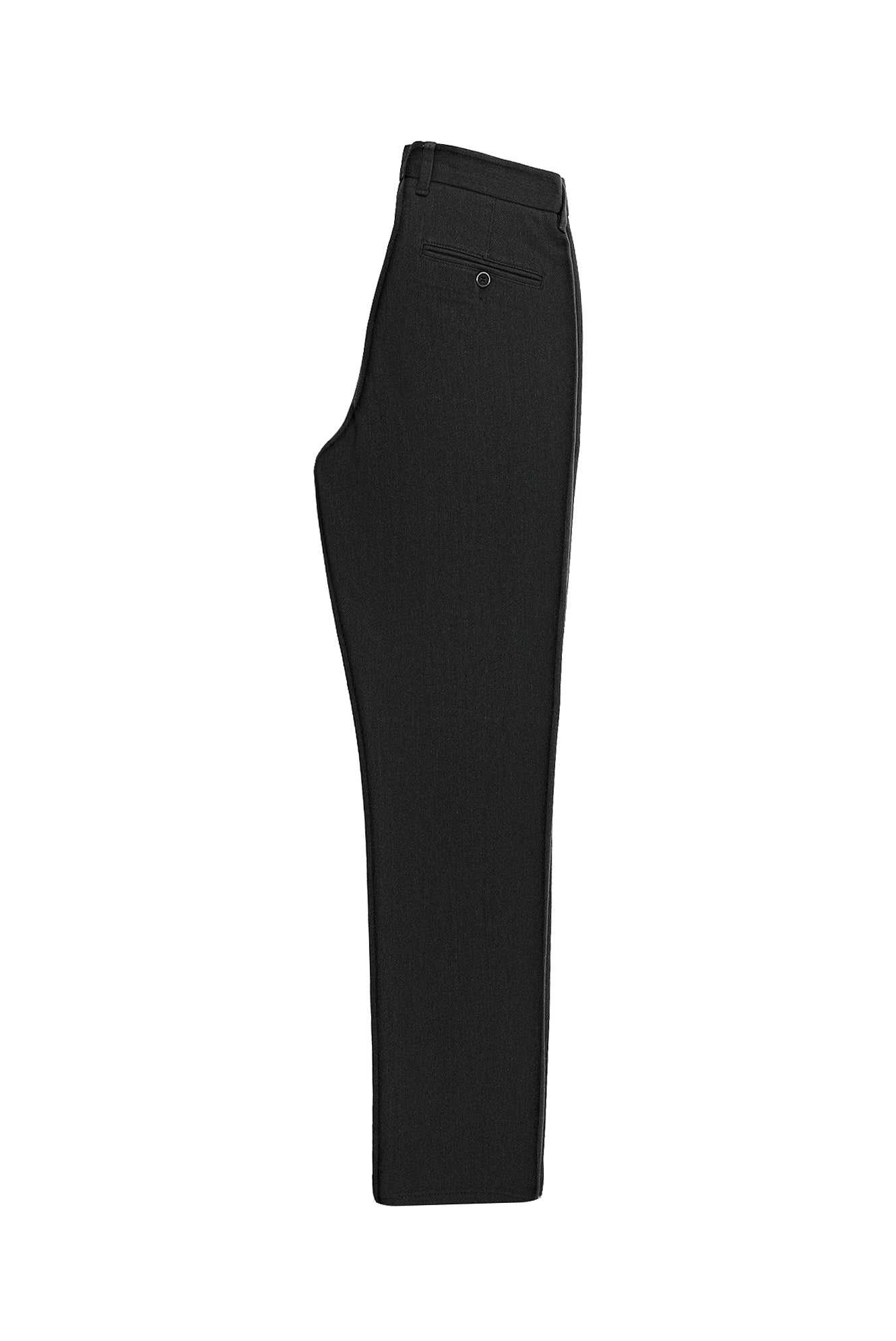 Koyu Antrasit Slim Fit Dar Kesim Likralı Kanvas / Chino Pantolon