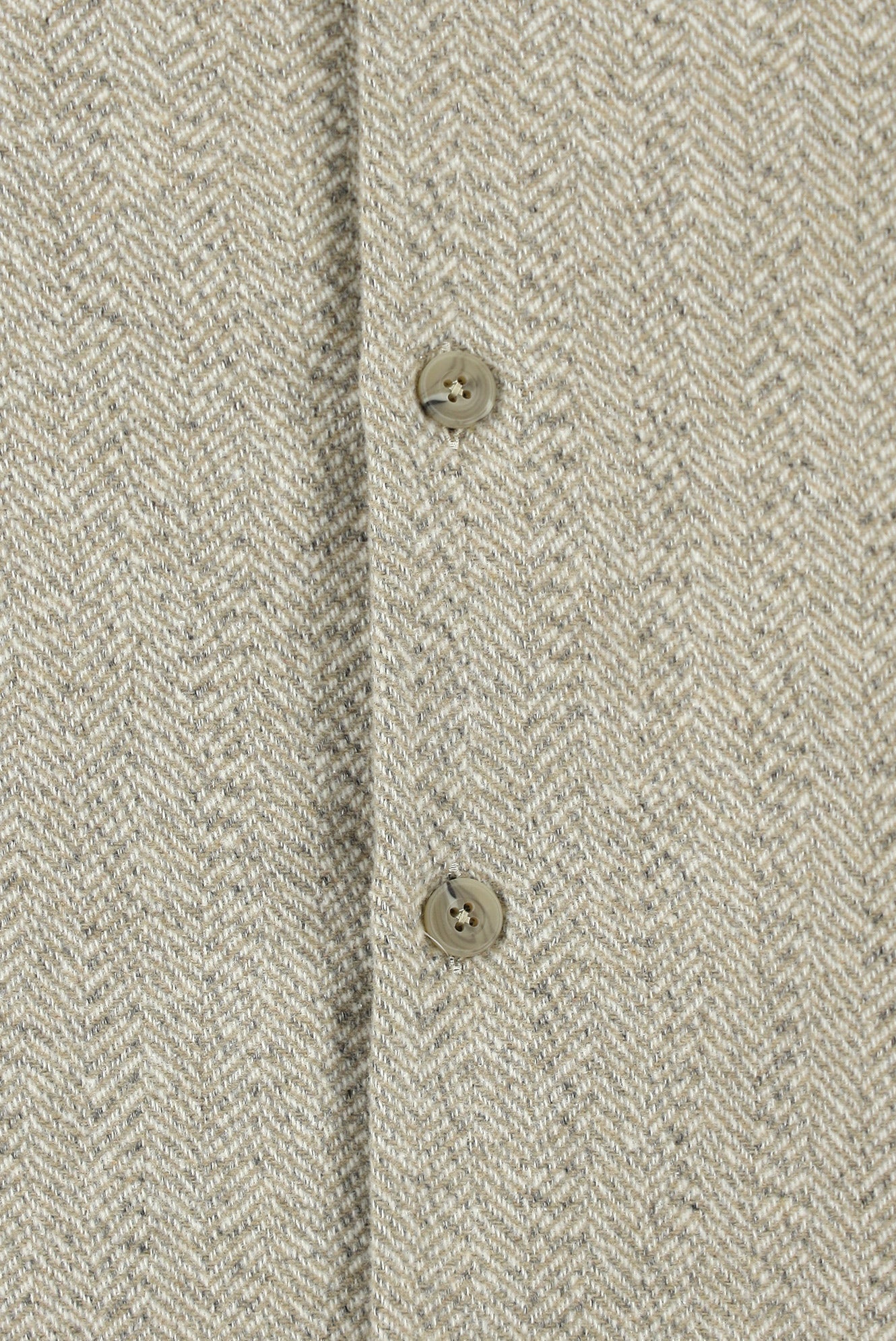 Açık Vizon Uzun Kol Oversize Desenli Pamuklu Oduncu Gömlek