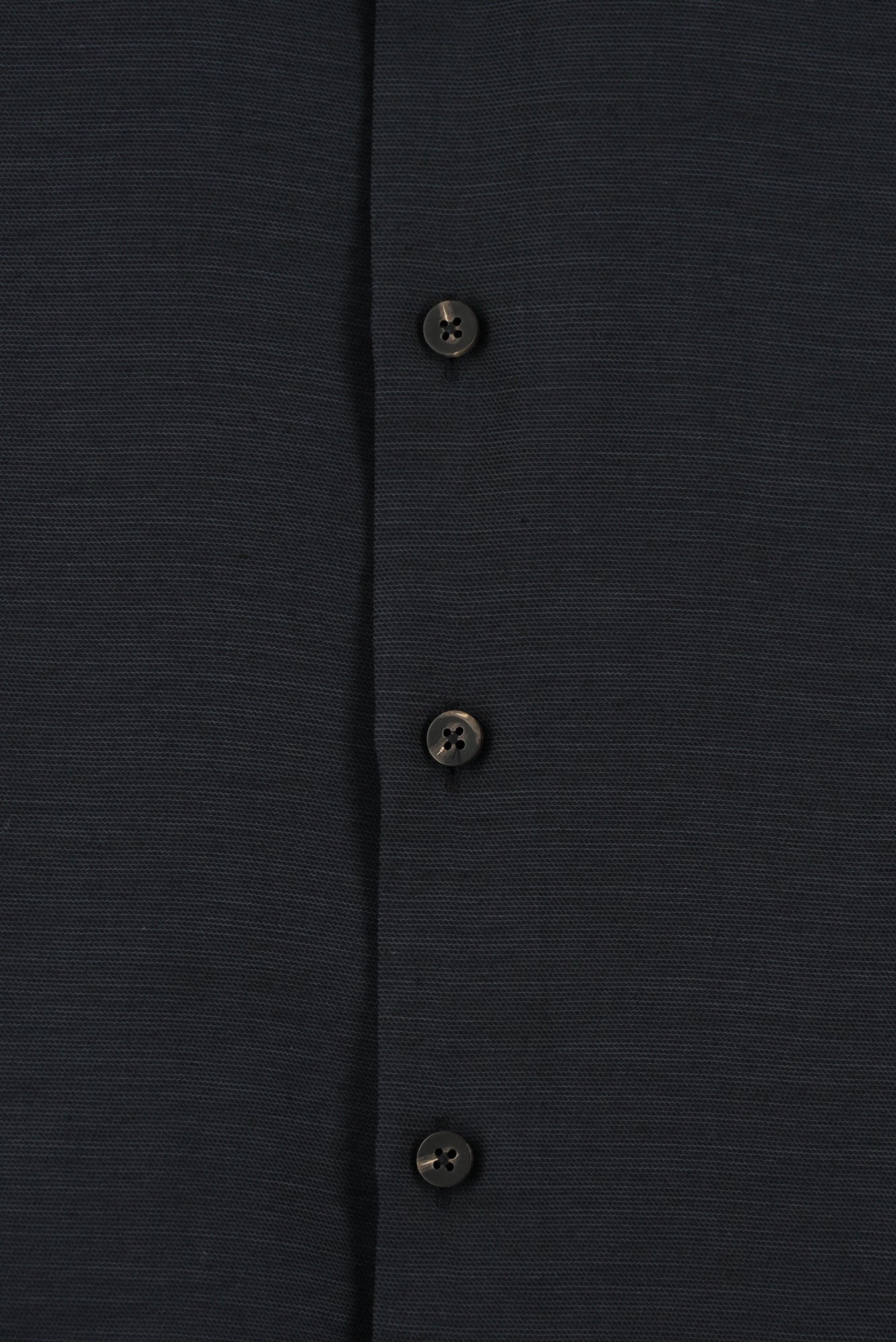 Siyah Uzun Kol Regular Fit Pamuklu Gömlek