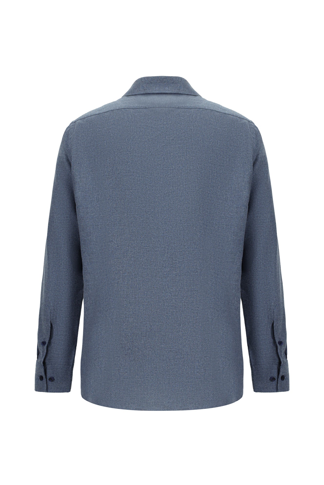 İndigo Uzun Kol Regular Fit Spor Pamuklu Gömlek