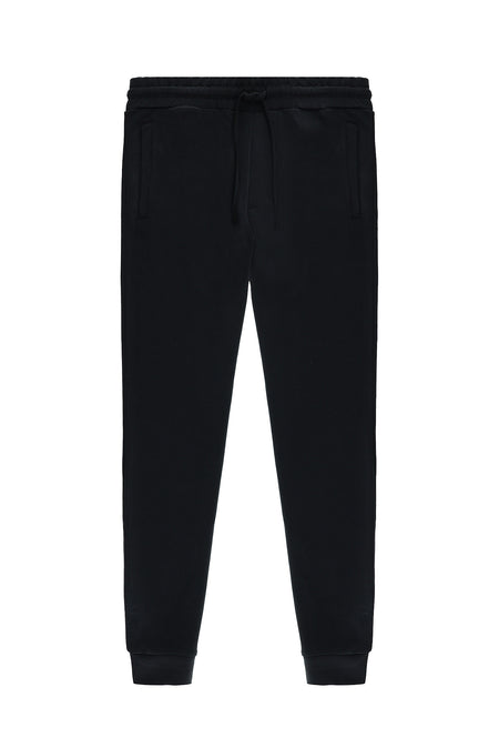 Siyah Regular Fit Likralı Sweatpant / Eşofman Altı