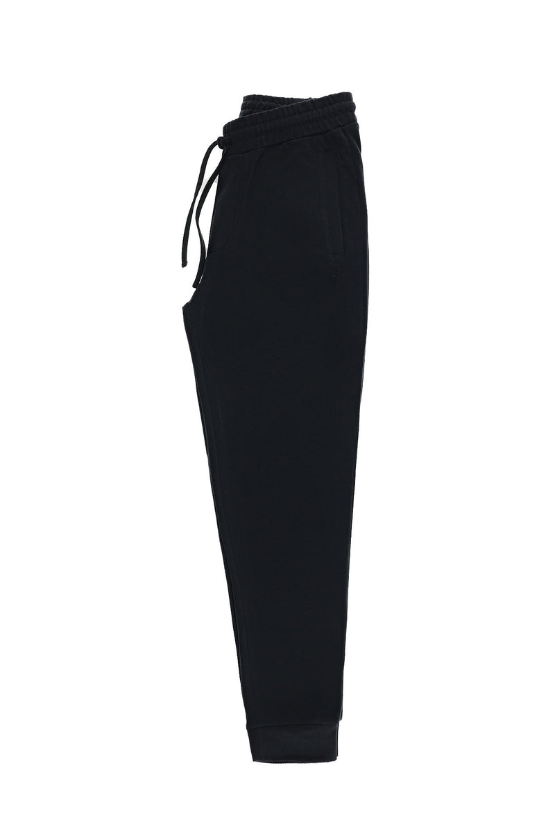 Siyah Regular Fit Likralı Sweatpant / Eşofman Altı
