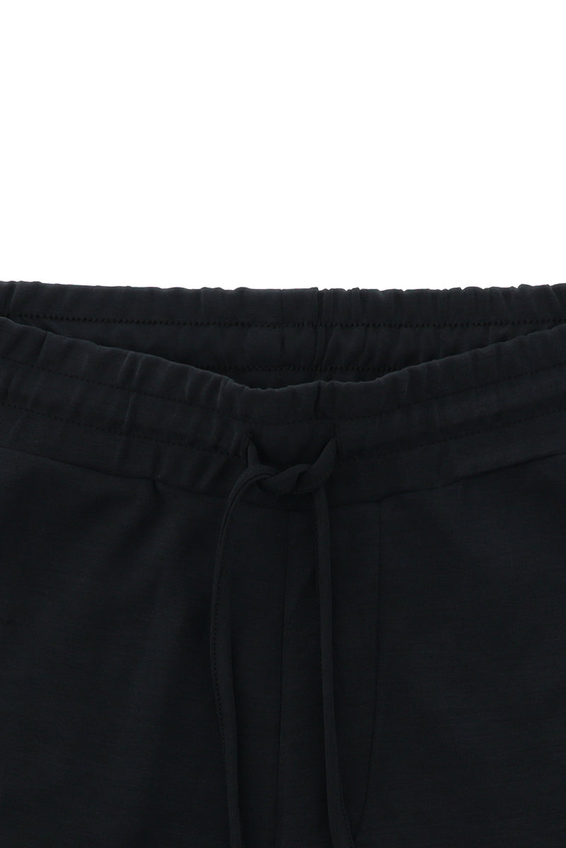 Siyah Regular Fit Likralı Sweatpant / Eşofman Altı