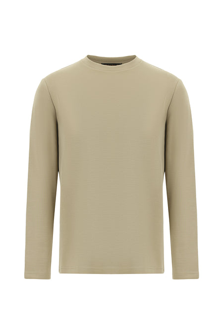 Orta Vizon Bisiklet Yaka Regular Fit Sweatshirt