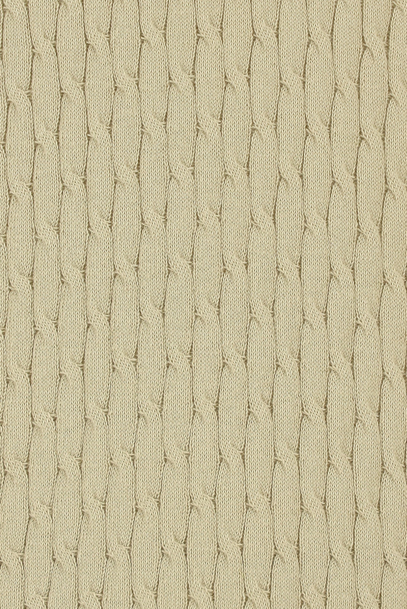 Orta Bej Bisiklet Yaka Slim Fit Dar Kesim Desenli Pamuklu Kaşmirli Triko Kazak