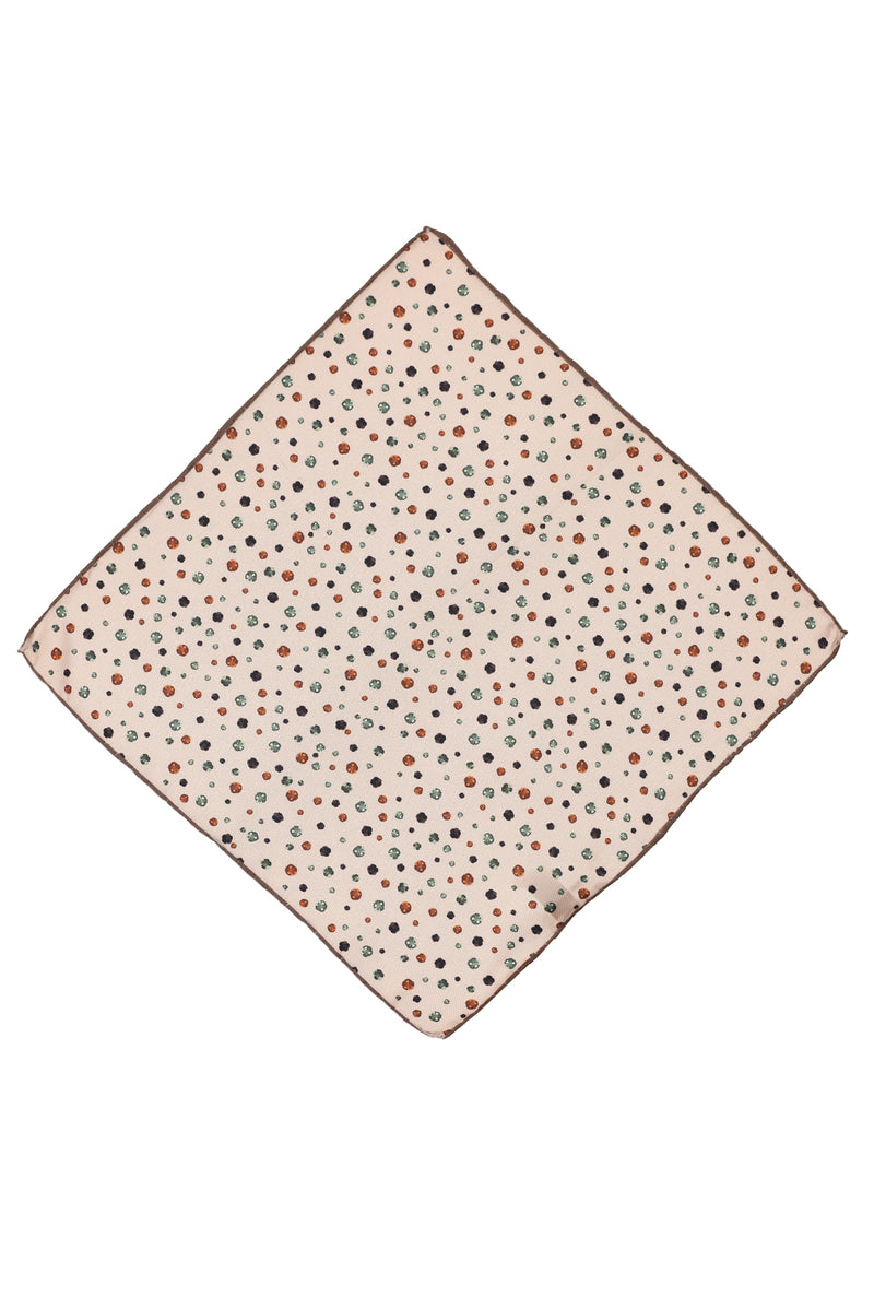 Açık Bej Desenli Mendil