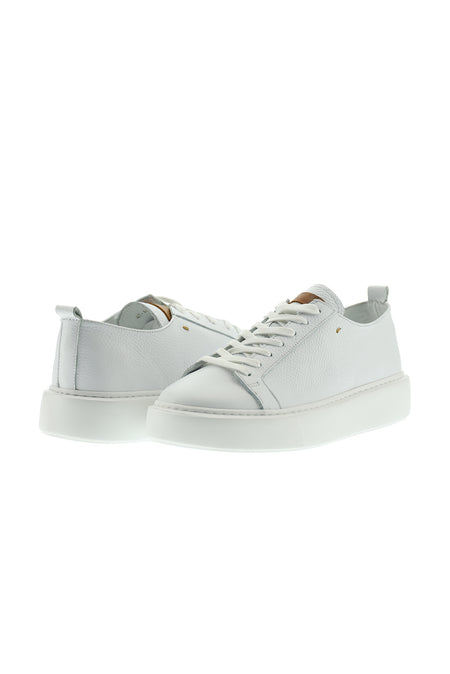 Beyaz Sneaker Deri Ayakkabı