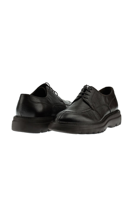 Koyu Kahve Sneaker Deri Ayakkabı