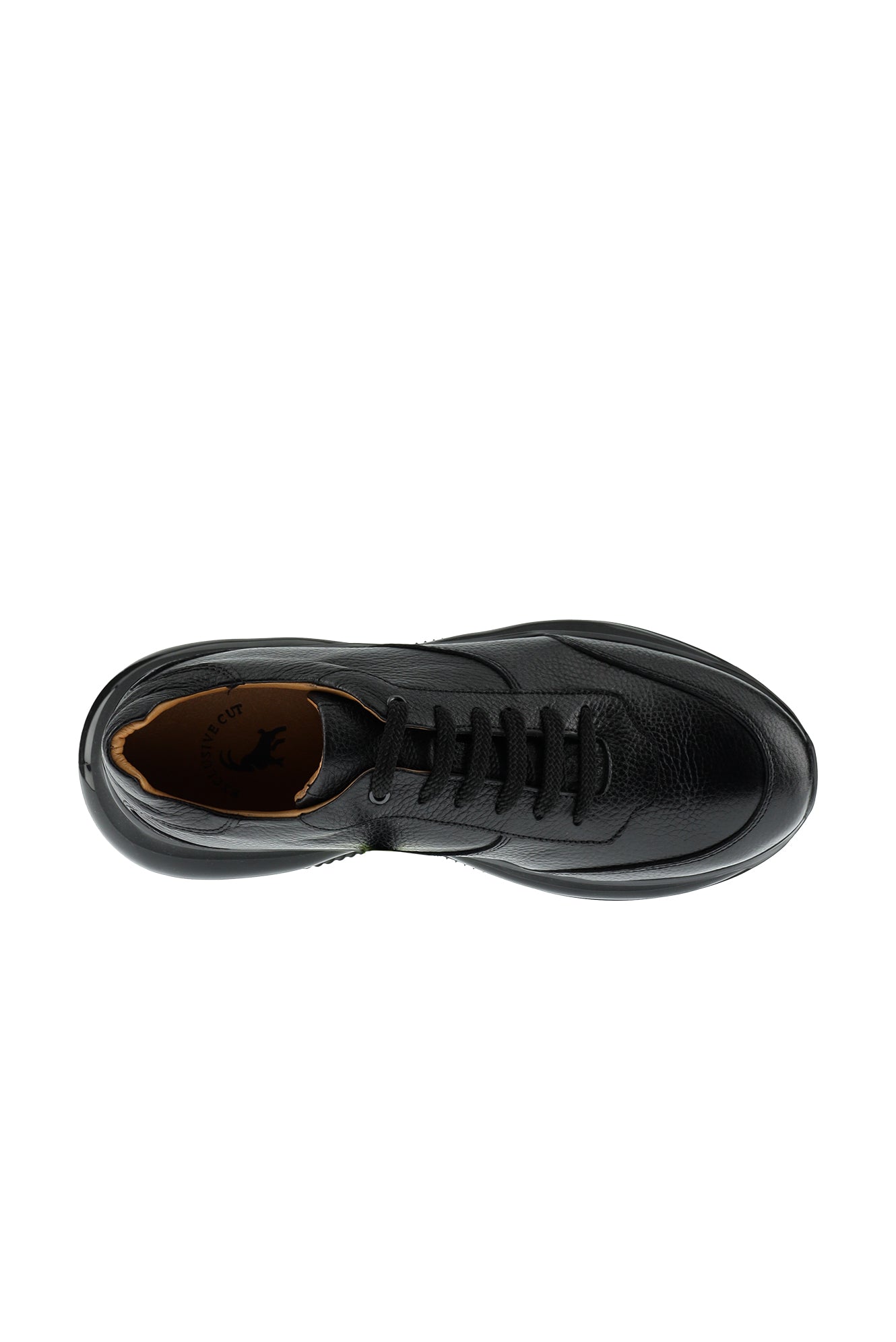 Siyah Spor Deri Ayakkabı