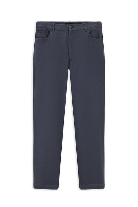 İndigo Relaxed Fit Rahat Kesim Likralı Kanvas / Chino Pantolon