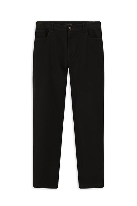 Acı Kahve Relaxed Fit Rahat Kesim Likralı Kanvas / Chino Pantolon