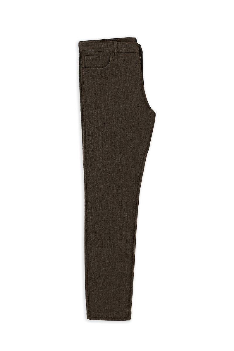 Açık Kahve  Regular Fit Lyocell Karışımlı Kanvas / Chino Pantolon