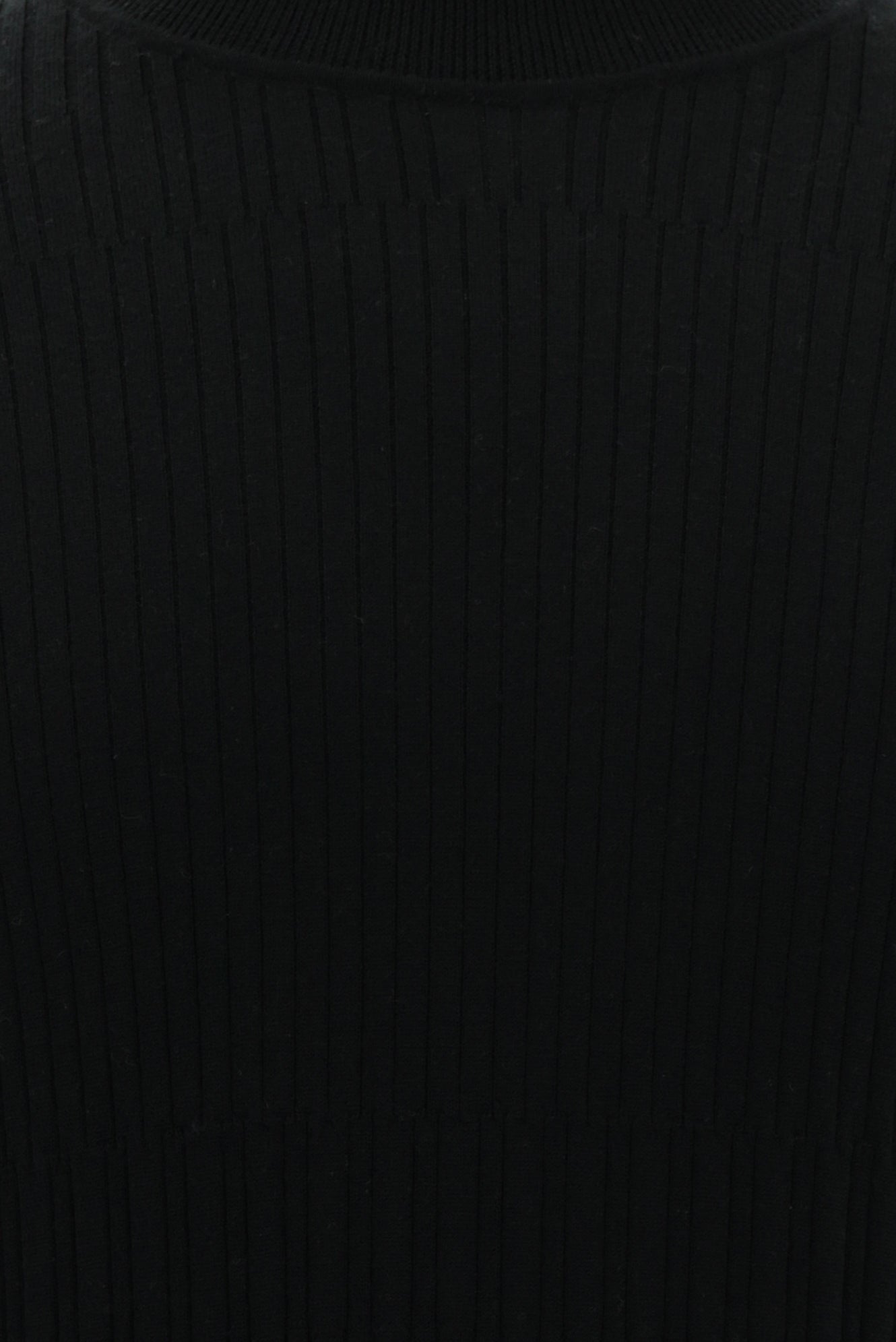 Siyah Balıkçı Yaka Regular Fit Desenli Yünlü Triko Kazak