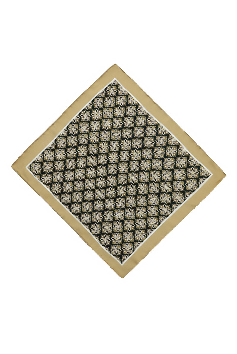 Orta Bej Desenli Mendil