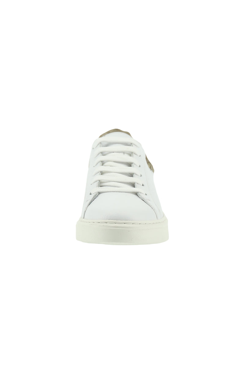 Beyaz Sneaker Deri Ayakkabı