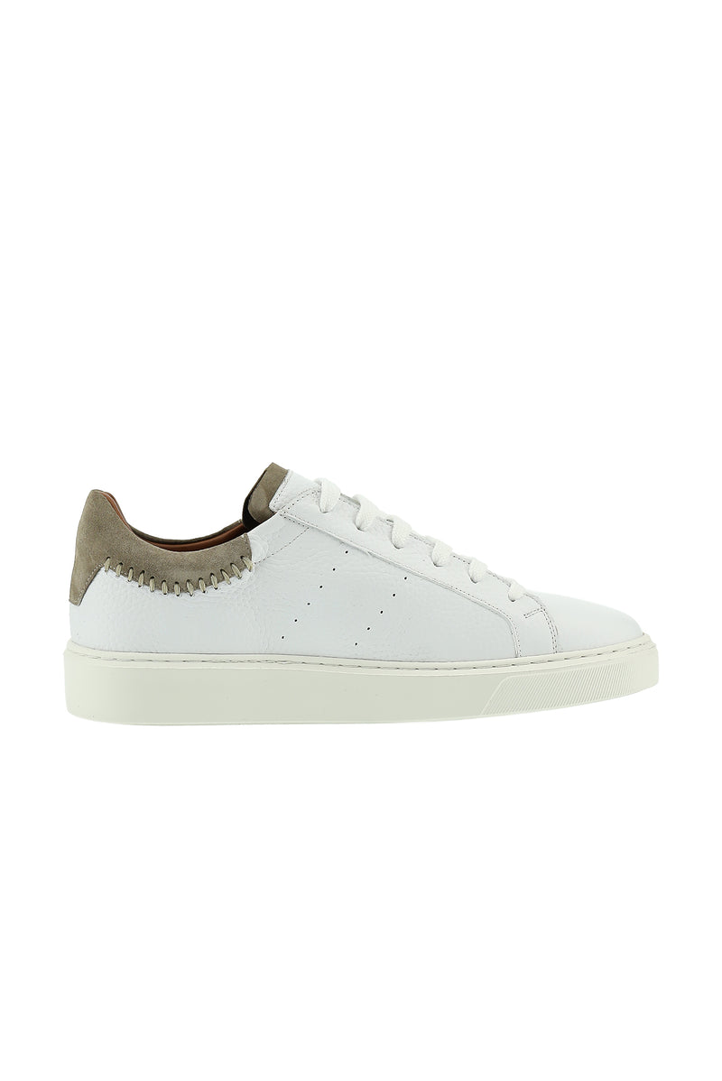 Beyaz Sneaker Deri Ayakkabı