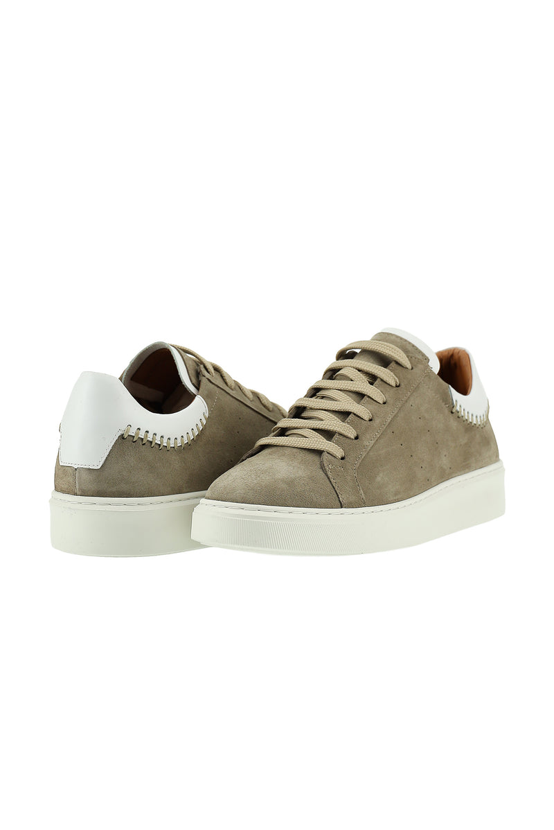 Orta Vizon Sneaker Deri Ayakkabı