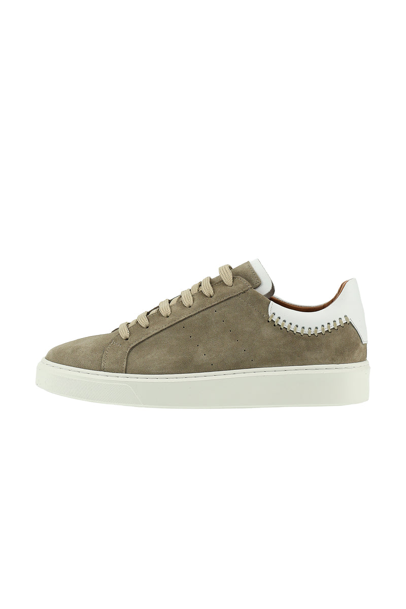 Orta Vizon Sneaker Deri Ayakkabı