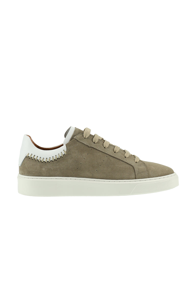 Orta Vizon Sneaker Deri Ayakkabı