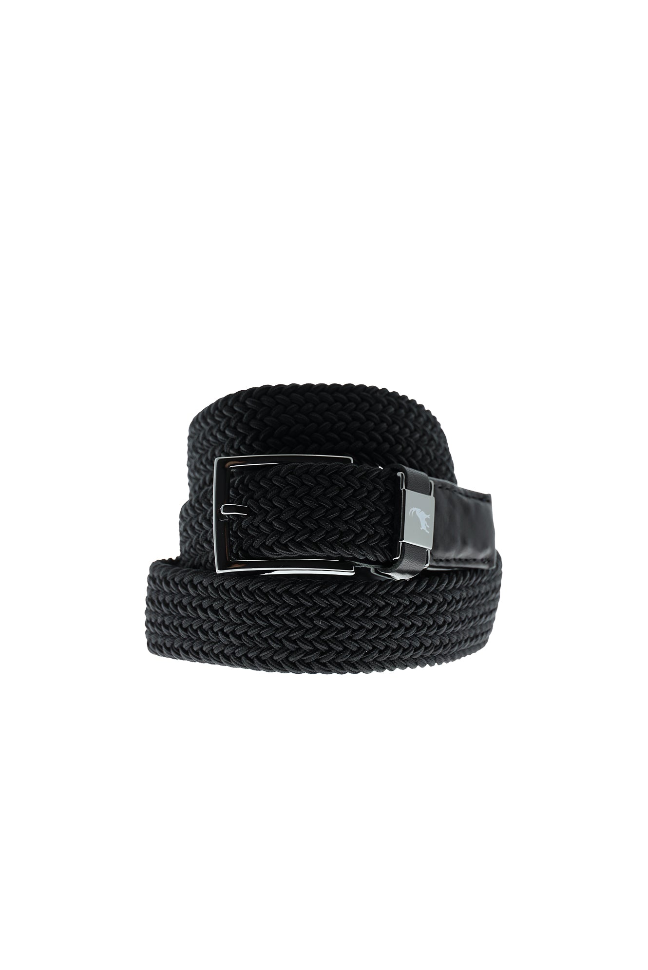 Siyah Likralı Spor Örgü Kemer