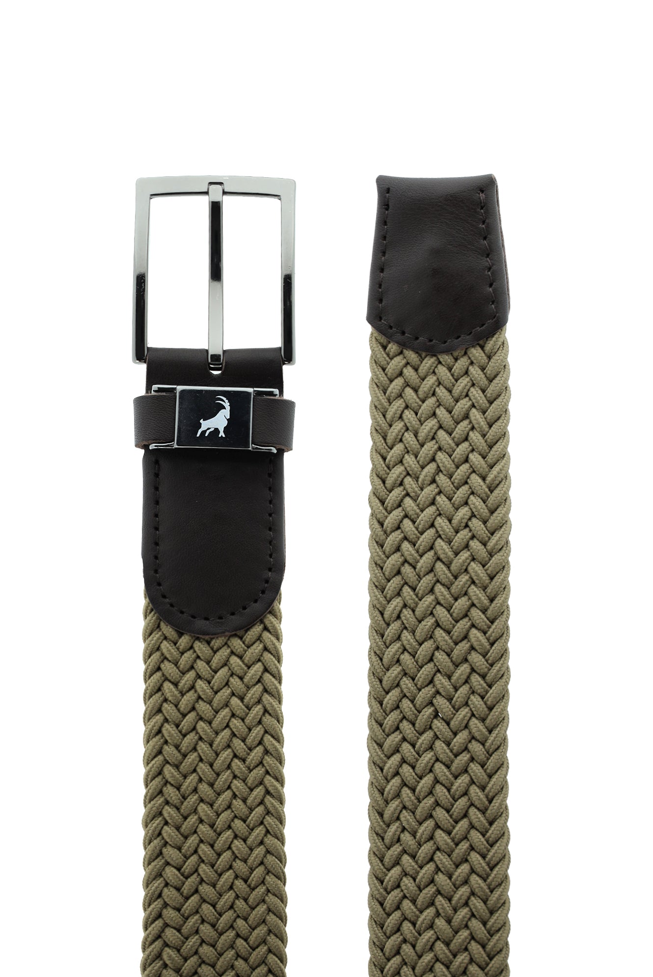 Orta Bej Likralı Spor Örgü Kemer