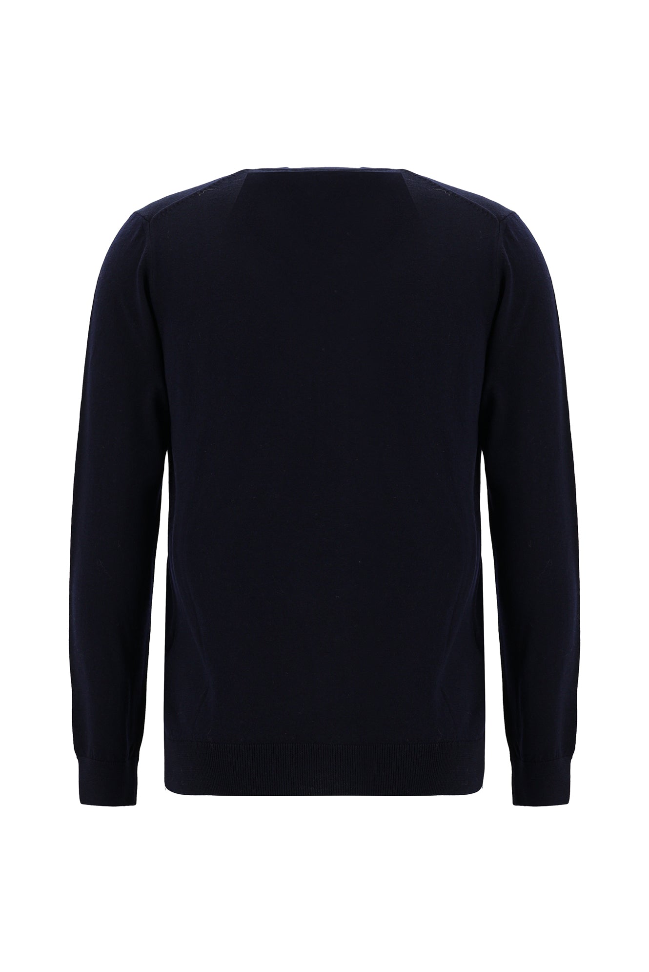 Koyu Lacivert Yün Triko Hırka