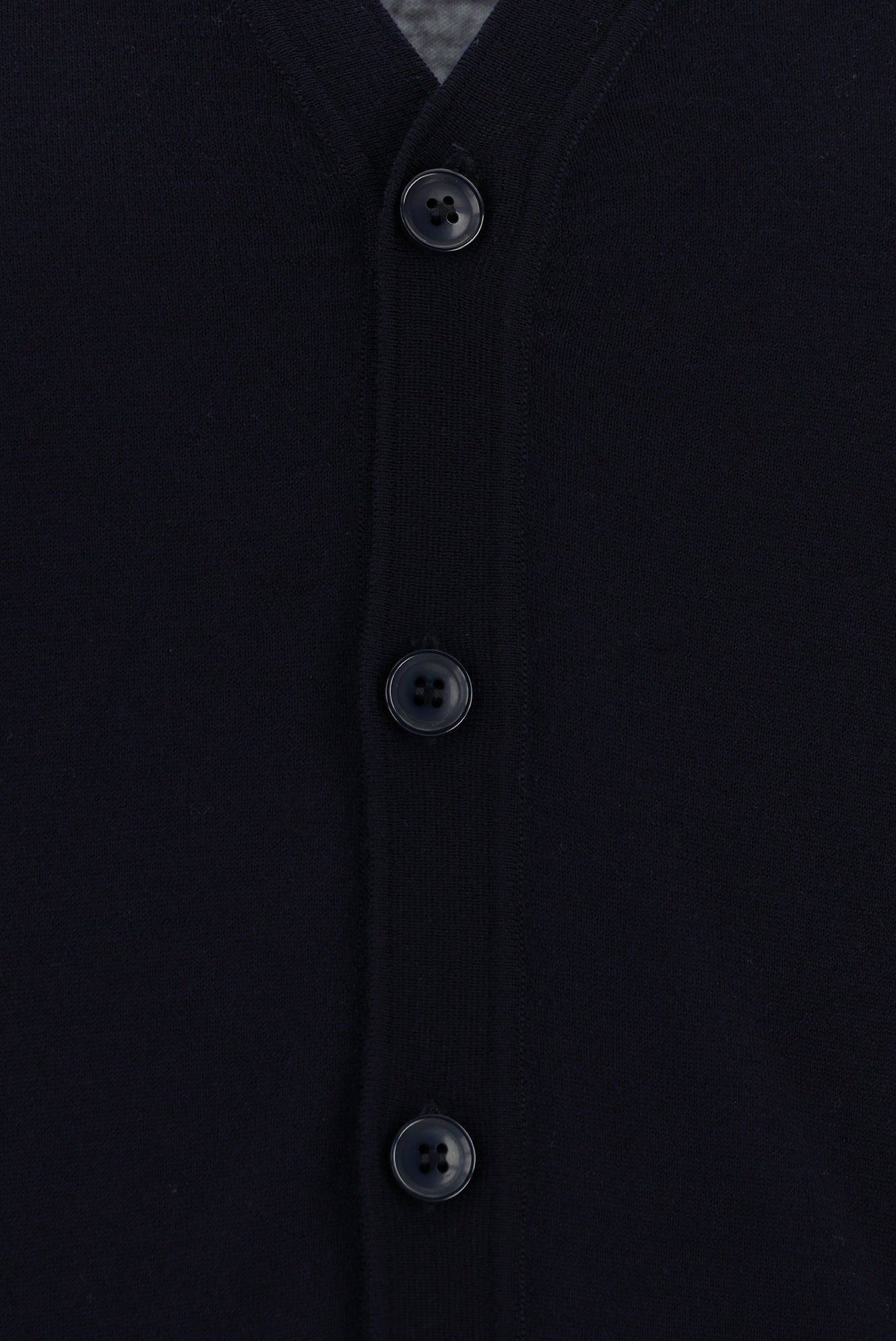 Koyu Lacivert Yün Triko Hırka