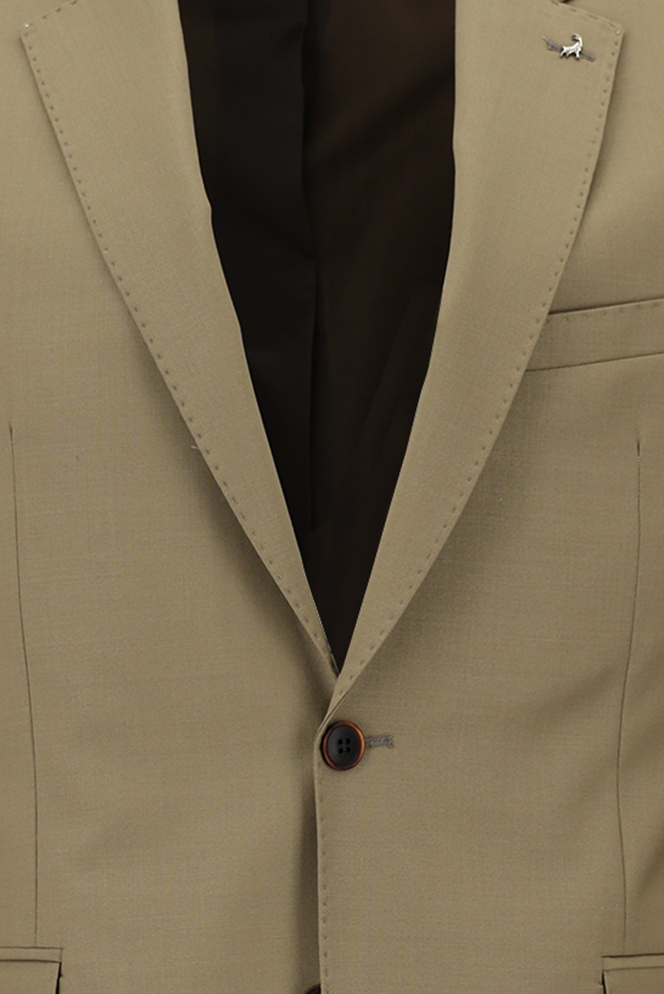Orta Vizon Slim Fit Dar Kesim Yünlü Klasik Takım Elbise