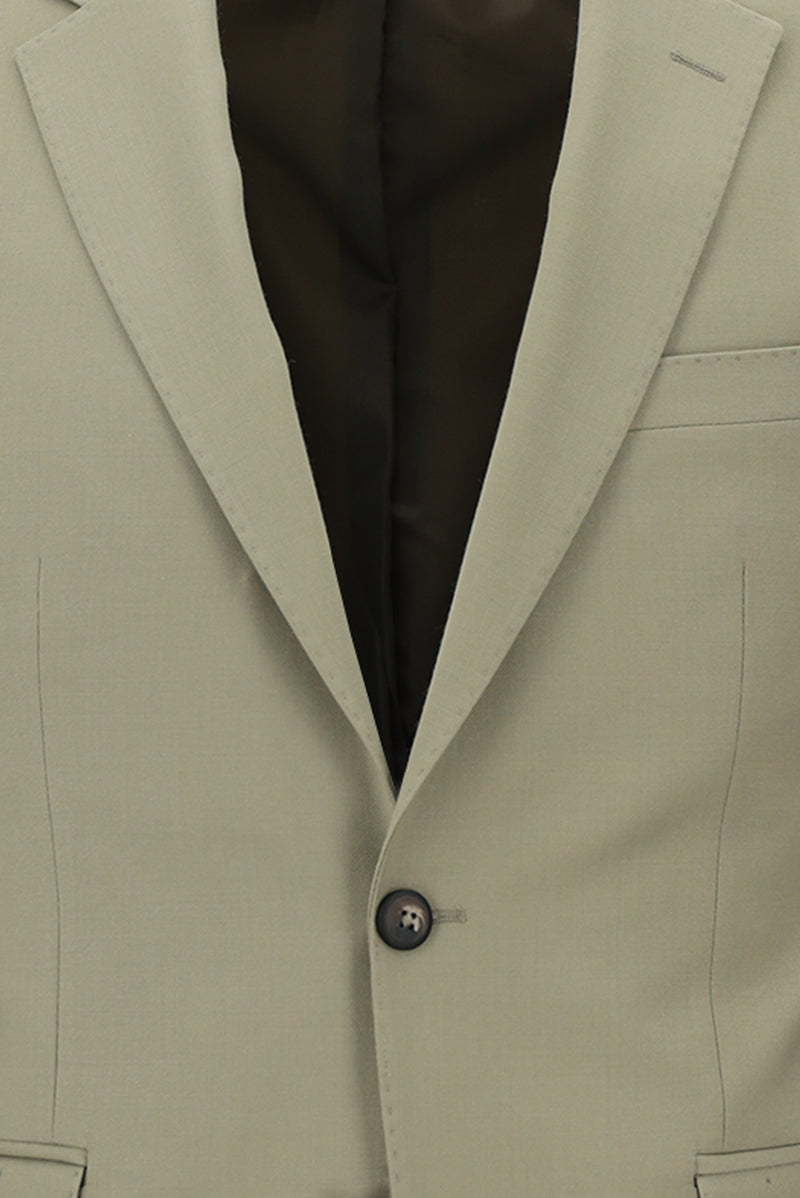 Orta Vizon Slim Fit Dar Kesim Yünlü Klasik Takım Elbise