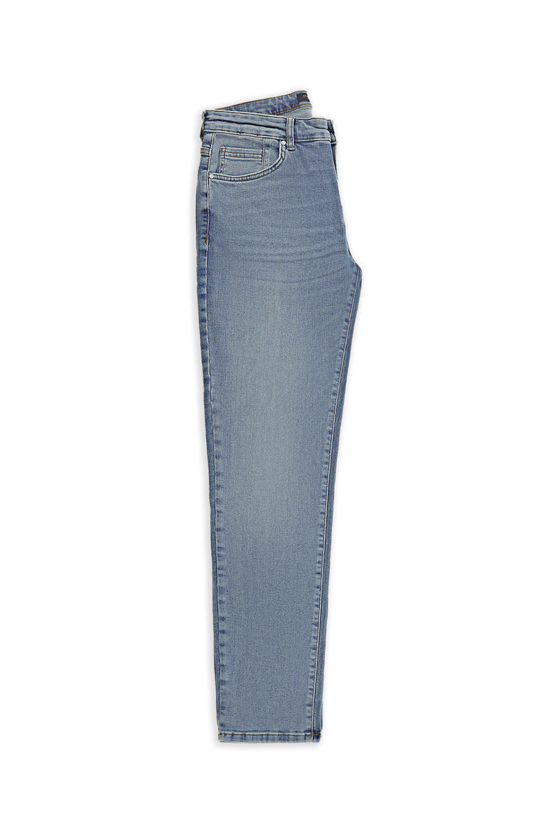 Açık Mavi Regular Fit Likralı Denim Pantolon