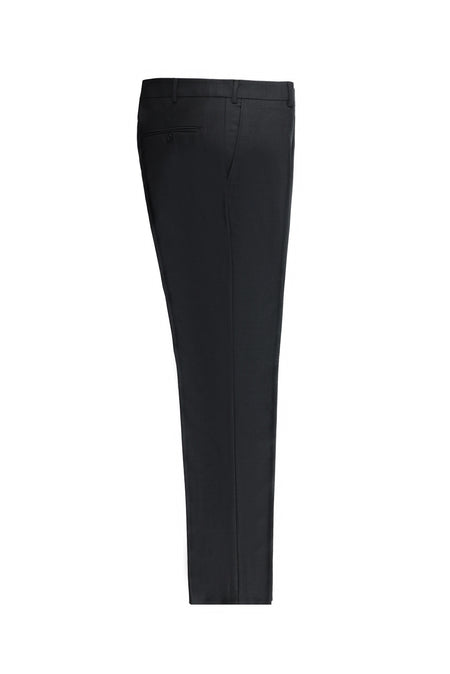 Açık Füme Super Slim Fit Ekstra Dar Kesim Yünlü Klasik Kumaş Pantolon