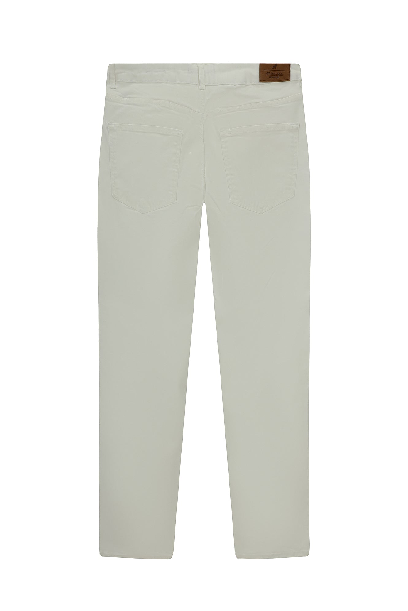 Kırık Beyaz Regular Fit Lyocell Likralı Denim Look Pantolon