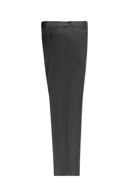Koyu Füme Regular Fit Yünlü Klasik Kumaş Pantolon